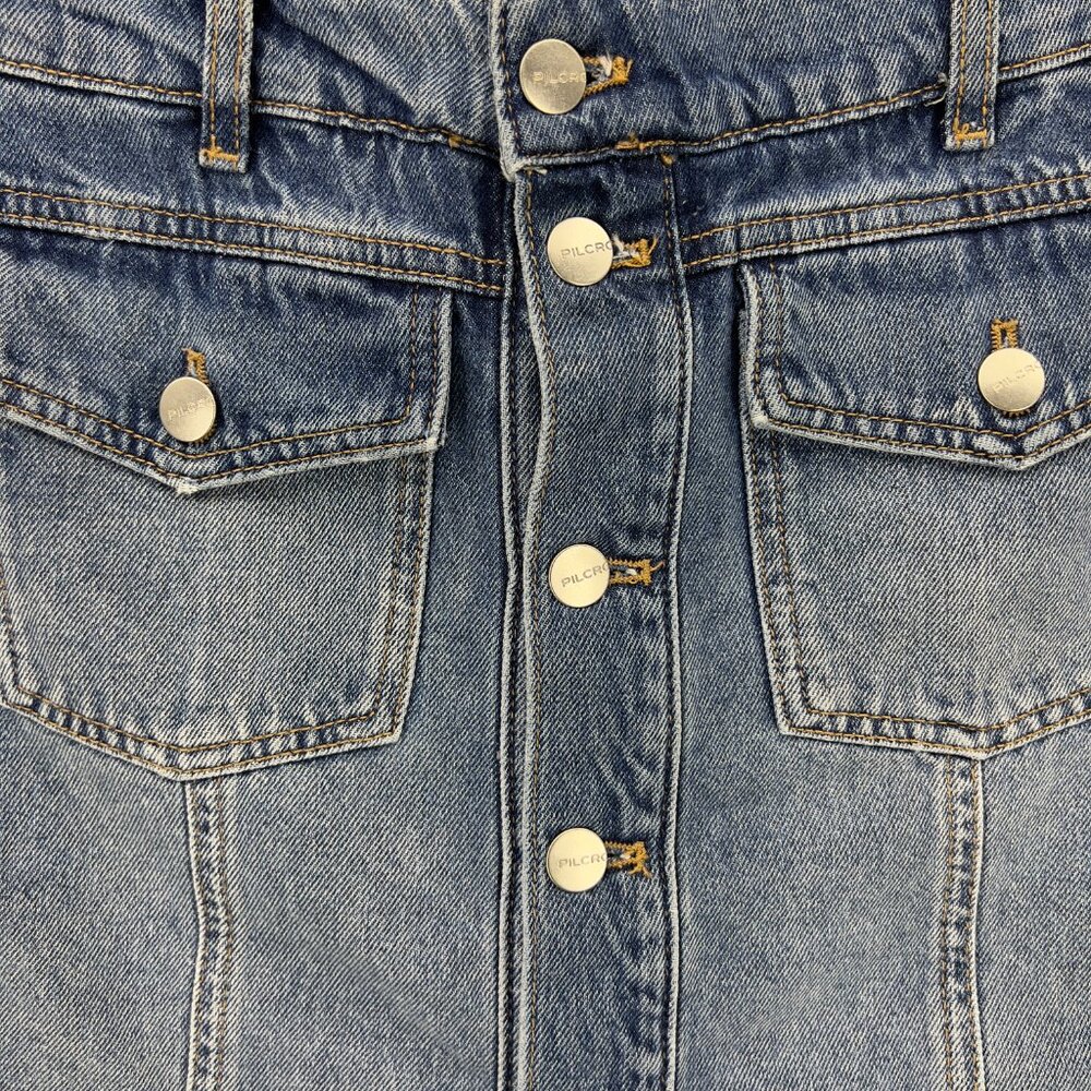 Anthropologie Pilcro Country Denim Skort - Picture 3 of 9